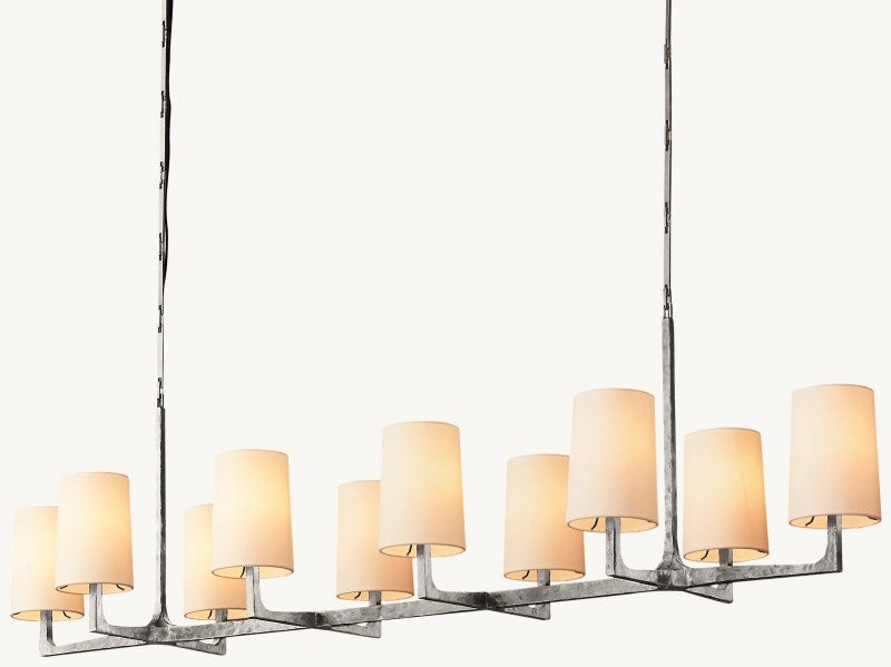 Wright Linear Chandelier 54"L 72"L-Fullstarlighting