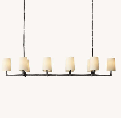 Wright Linear Chandelier 54"L 72"L-Fullstarlighting