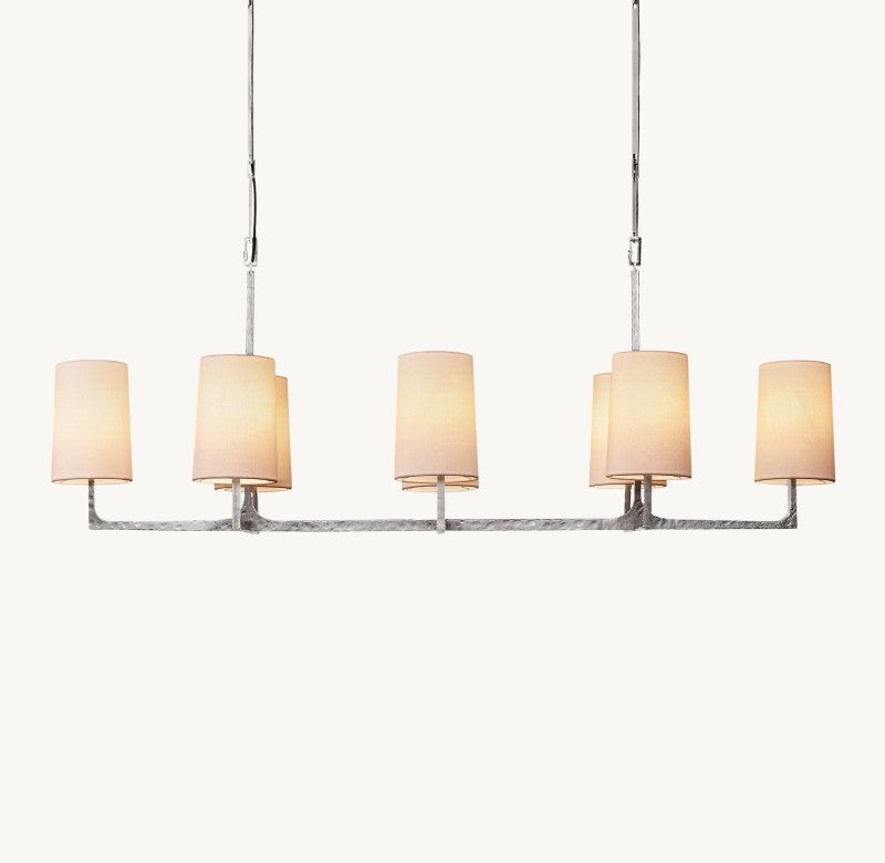 Wright Linear Chandelier 54"L 72"L-Fullstarlighting