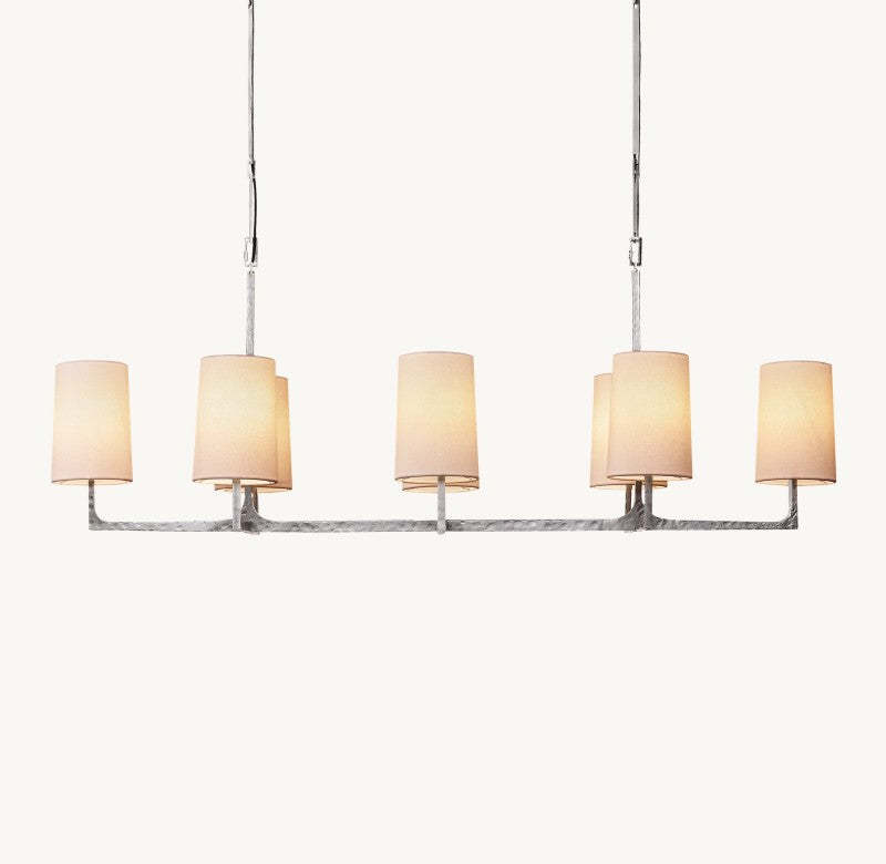 Wright Linear Chandelier 54"L 72"L