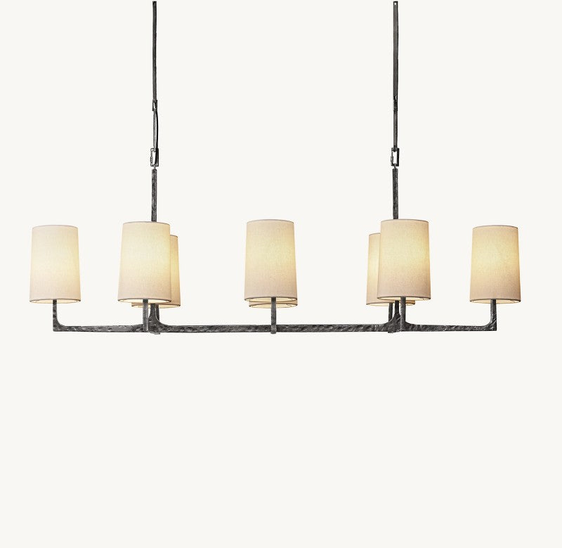 Wright Linear Chandelier 54"L 72"L