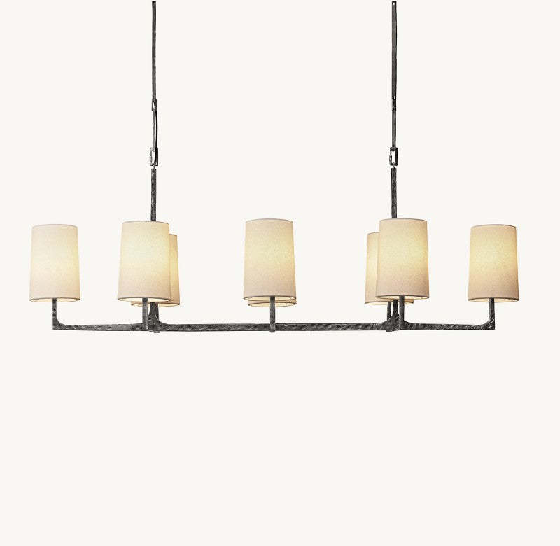 Wright Linear Chandelier 54"L 72"L
