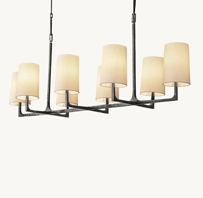 Wright Linear Chandelier 54"L 72"L-Fullstarlighting