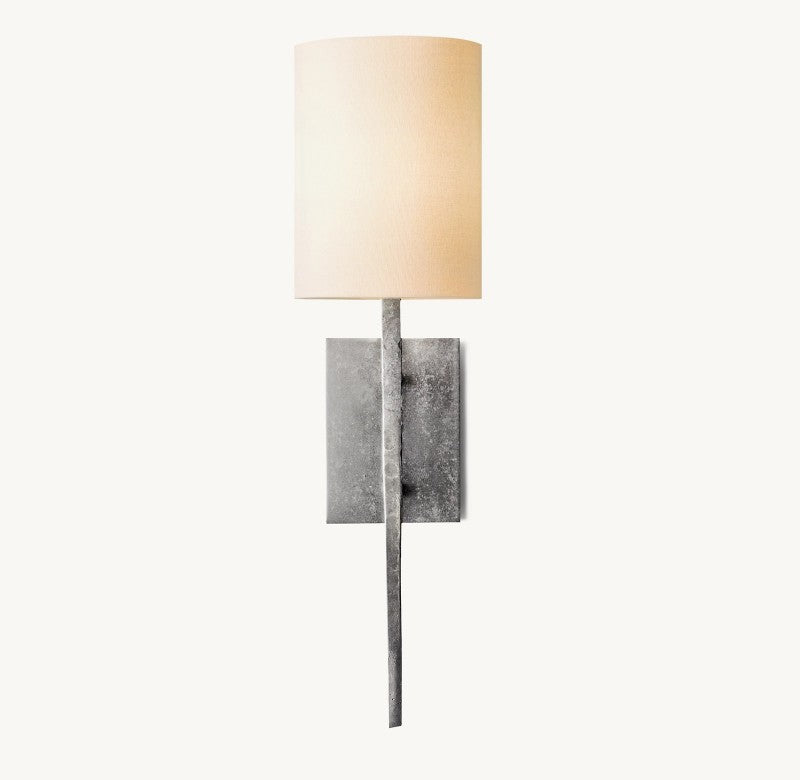 Wright Linen Wall Sconce-Fullstarlighting