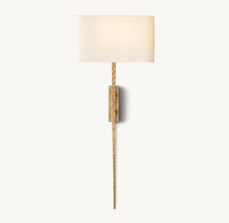 Wright Linen Wall Sconce-Fullstarlighting