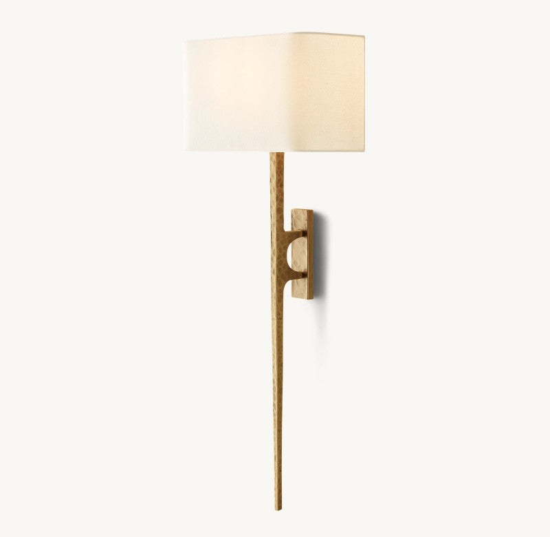 Wright Linen Wall Sconce-Fullstarlighting