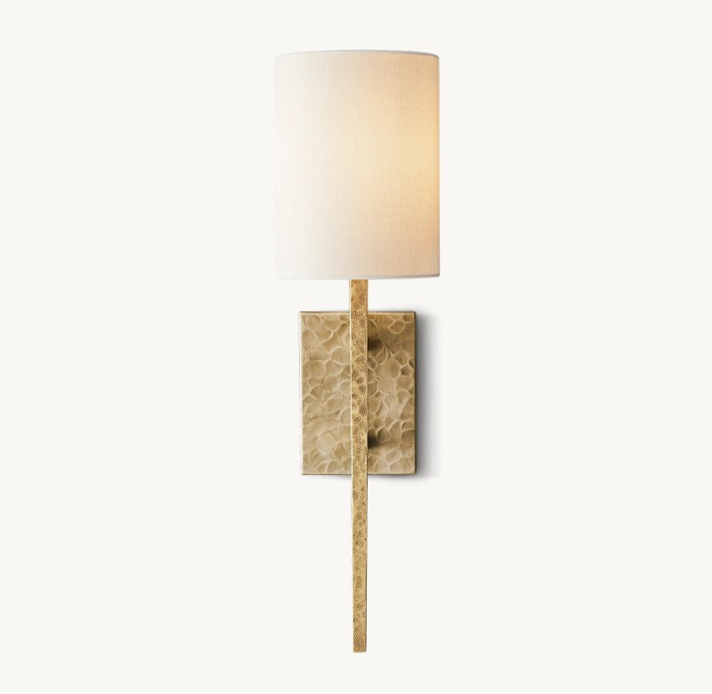Wright Linen Wall Sconce-Fullstarlighting