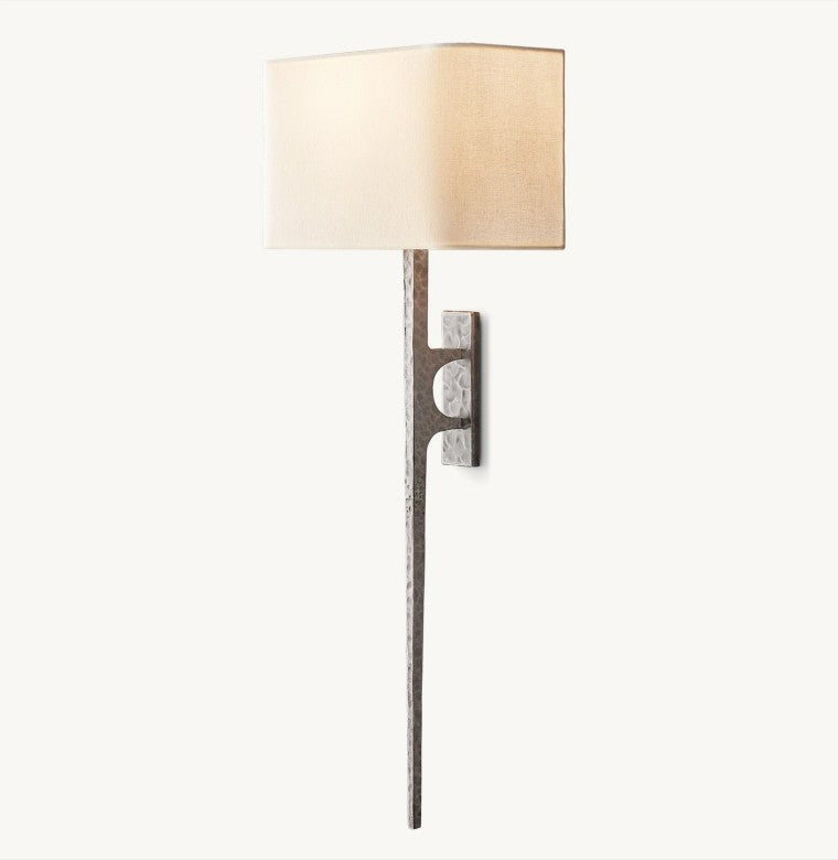 Wright Linen Wall Sconce-Fullstarlighting