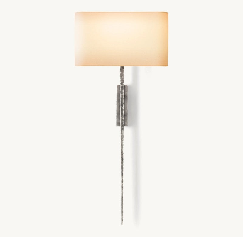 Wright Linen Wall Sconce-Fullstarlighting