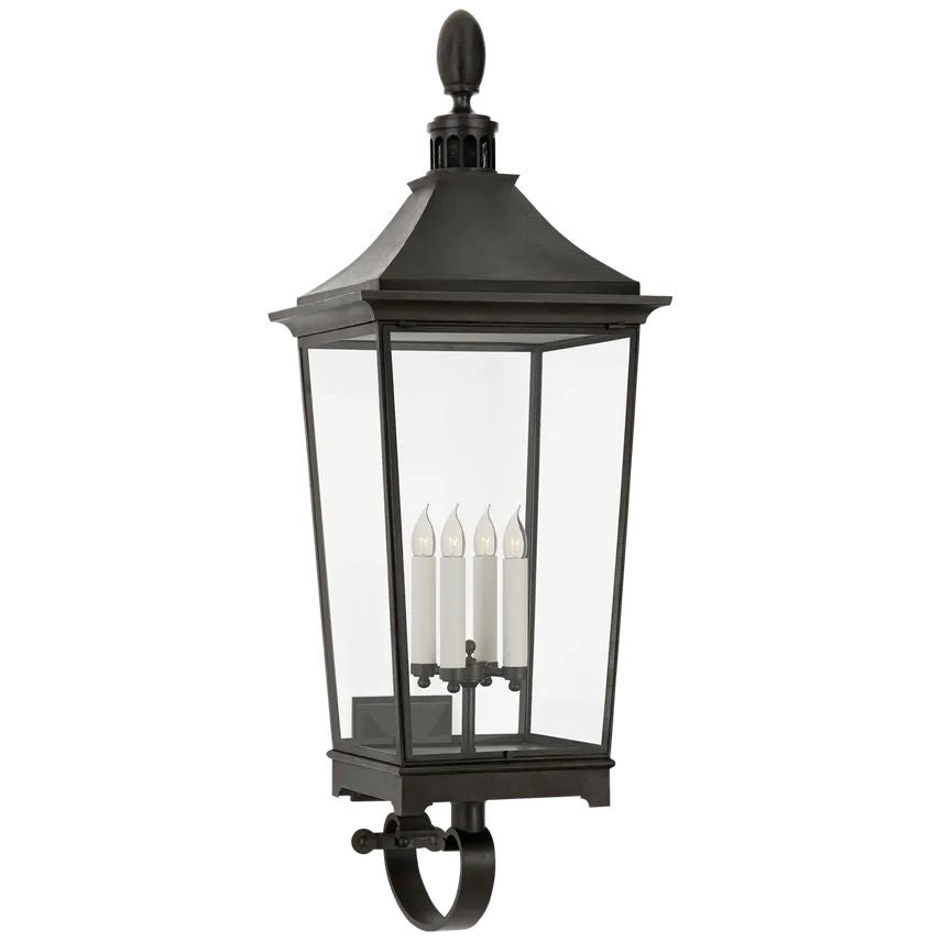 Bailey Classic large Tall Bracketed Lantern Wall Sconce Outdoor-Fullstarlighting