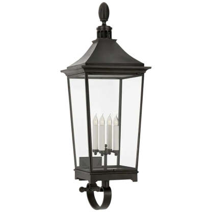 Bailey Classic large Tall Bracketed Lantern Wall Sconce Outdoor-Fullstarlighting
