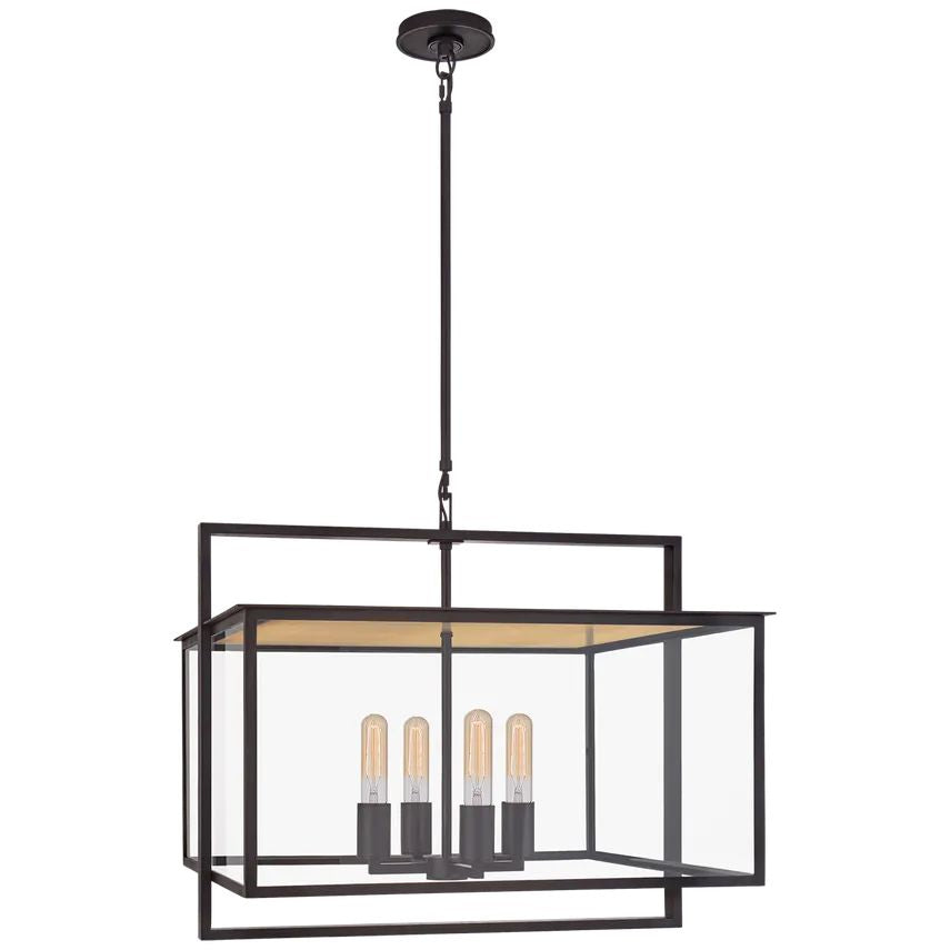 Leicester 4-Light Lantern Outdoor Pendant-Fullstarlighting