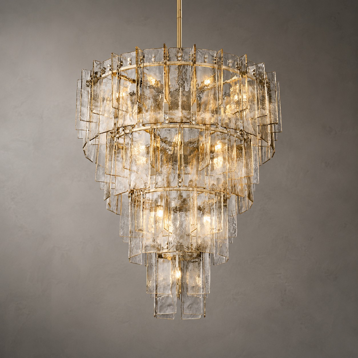 Yammy Multi-Layer Round Chandelier 47"-Fullstarlighting