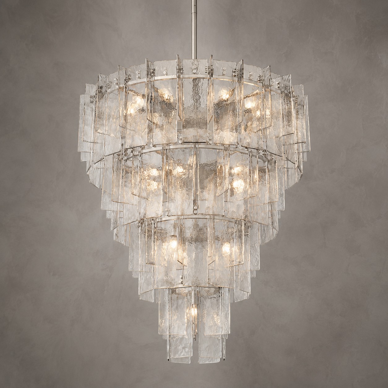 Yammy Multi-Layer Round Chandelier 47"-Fullstarlighting
