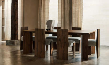Yorn Wood Dining Table-Fullstarlighting