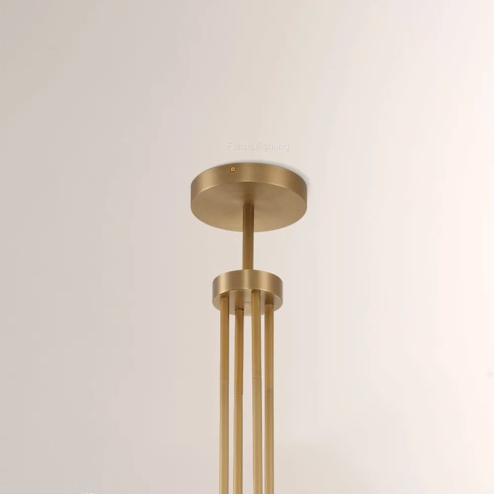 Cannele Glass Round Chandelier 36''-Fullstarlighting