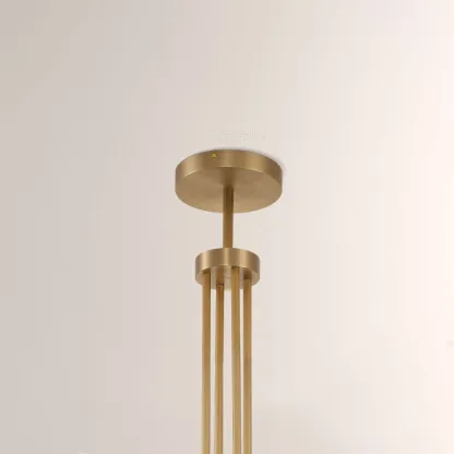 Cannele Glass Round Chandelier 36''