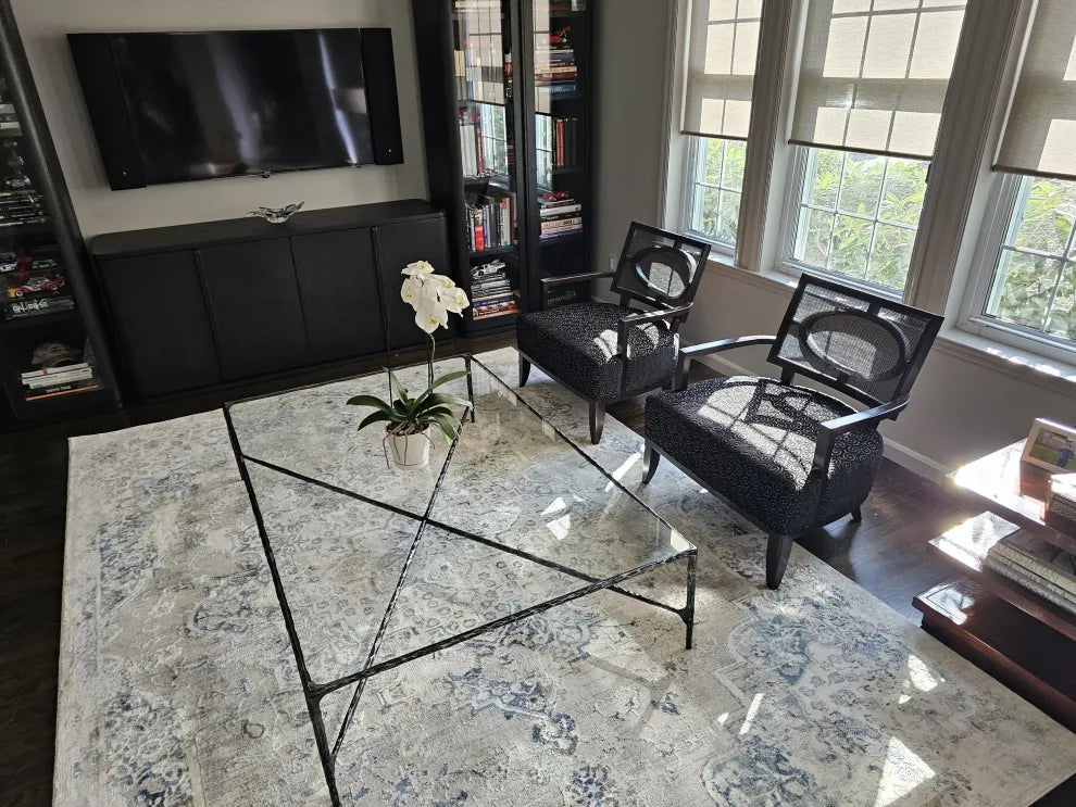 Thaddeus Glass Rectangular Coffee Table-Fullstarlighting
