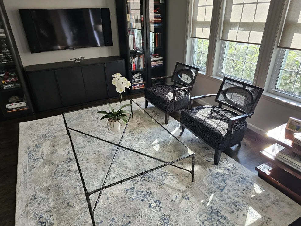 Thaddeus Glass Rectangular Coffee Table-Fullstarlighting