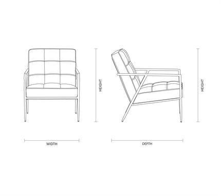 Berghen Occasional Chair Specifications