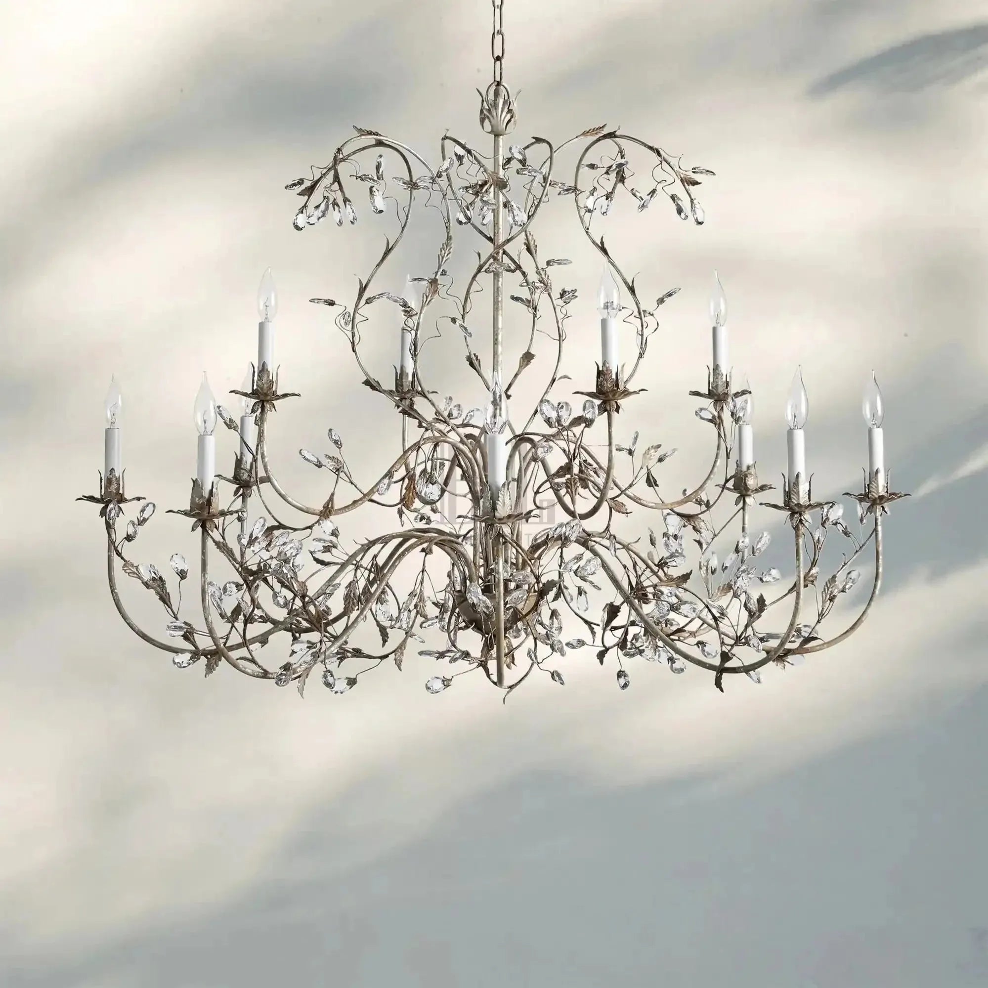 Gothic Claudette 12-Light Round Chandelier