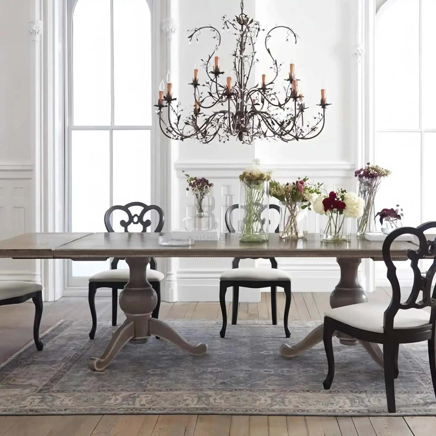 Gothic Claudette 12-Light Round Chandelier-Fullstarlighting