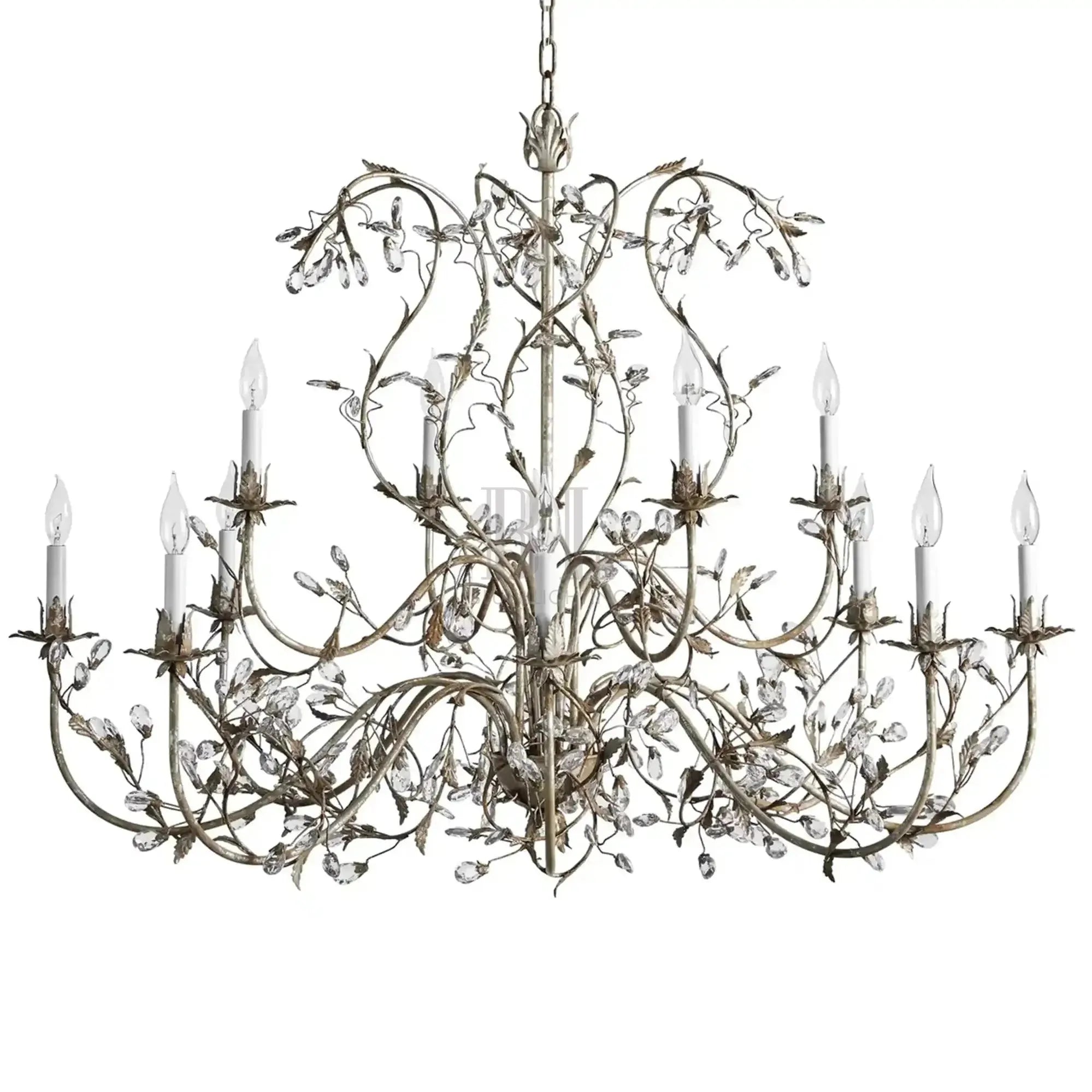 Gothic Claudette 12-Light Round Chandelier