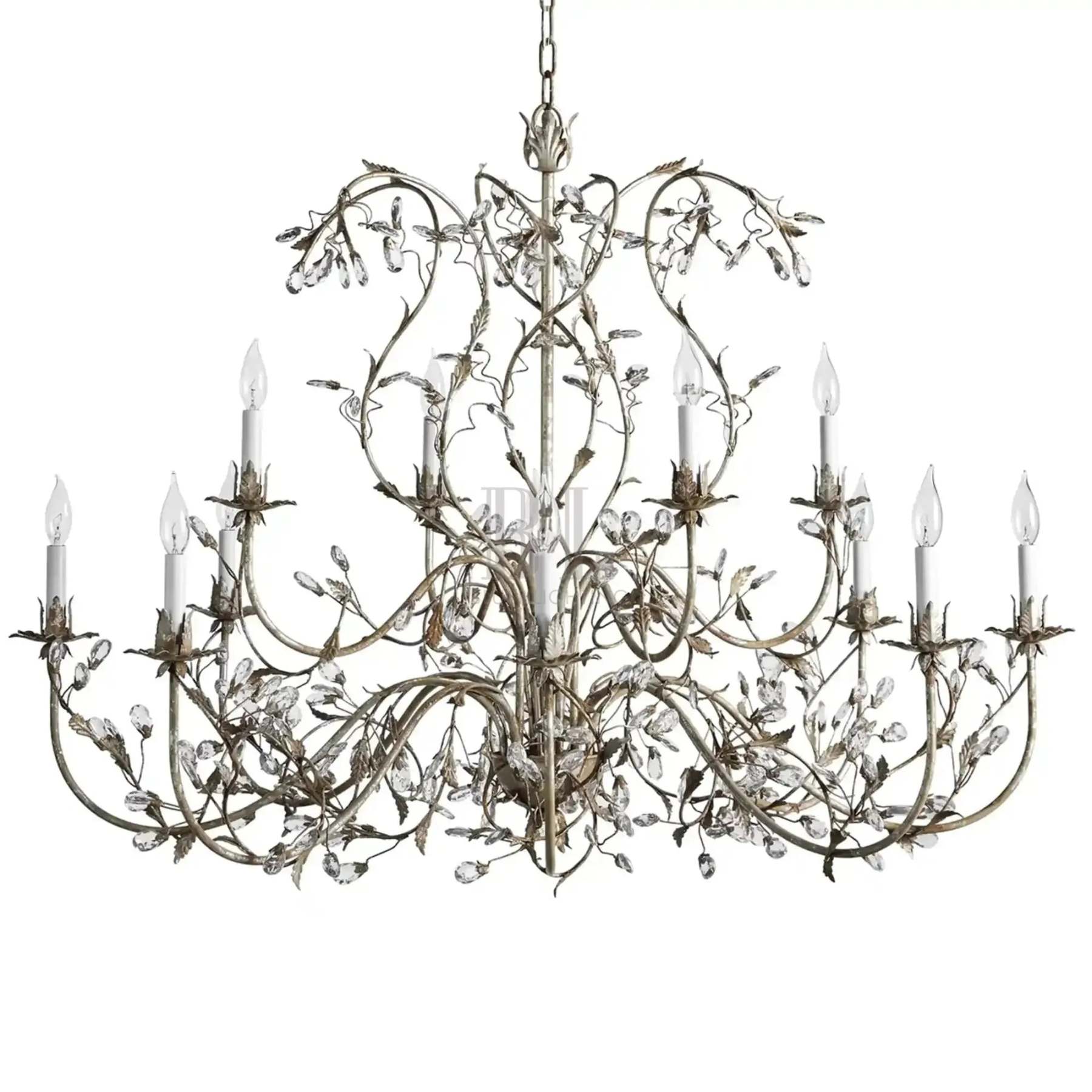 Gothic Claudette 12-Light Round Chandelier