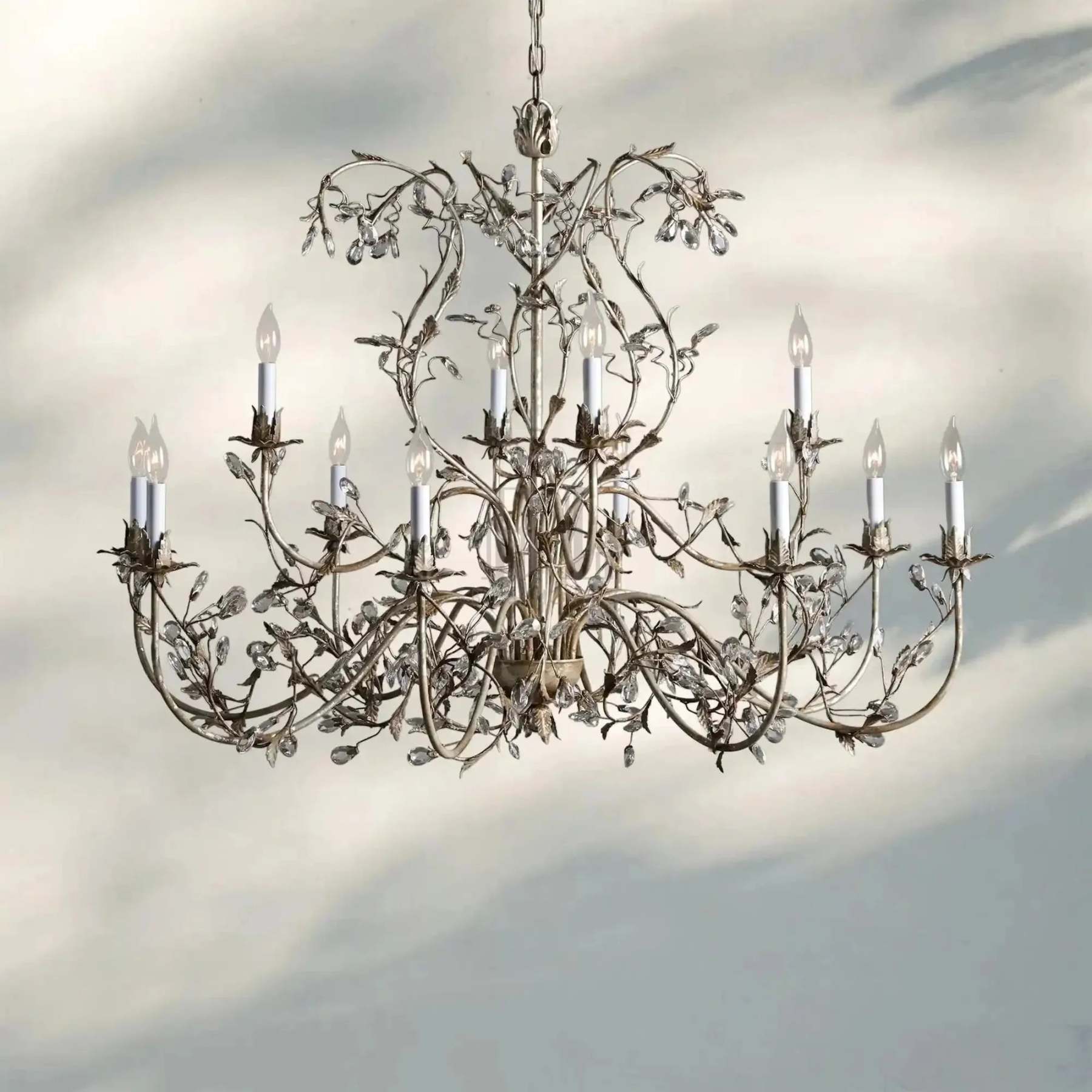 Gothic Claudette 12-Light Round Chandelier