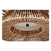 Antigua Drum Rattan Chandelier