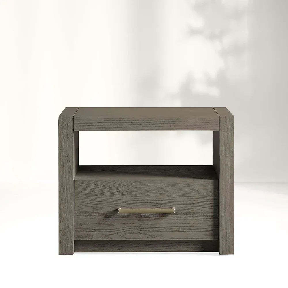 Bodhi Nightstand �C Handcrafted Solid Wood Nightstand for Modern Bedroom