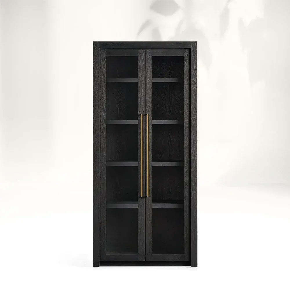 Bodhi Cabinet – Solid White Oak Handcrafted Tall Cabinet for Living Room