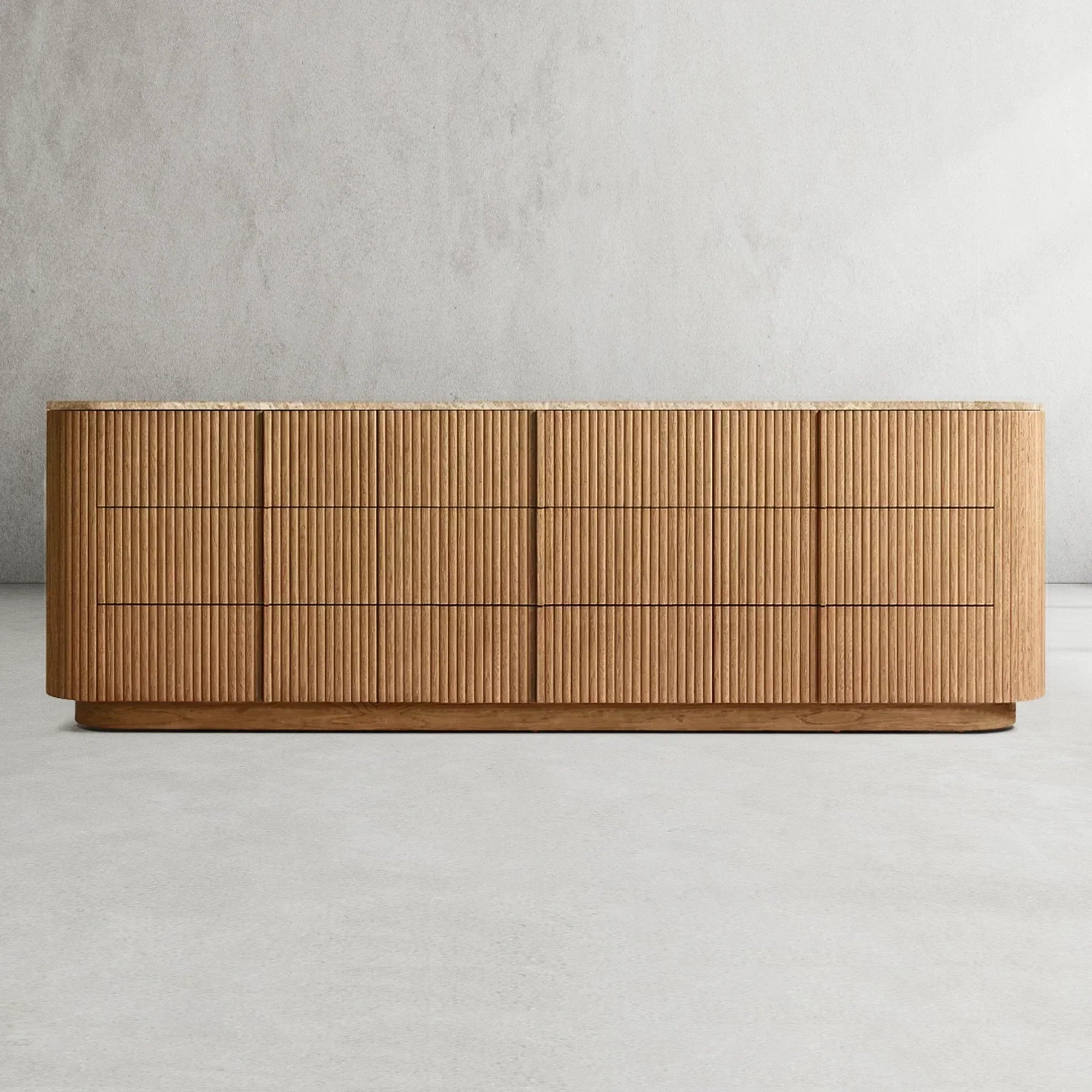 Mulholland Modern Stone 9-Drawer Dresser-Fullstarlighting