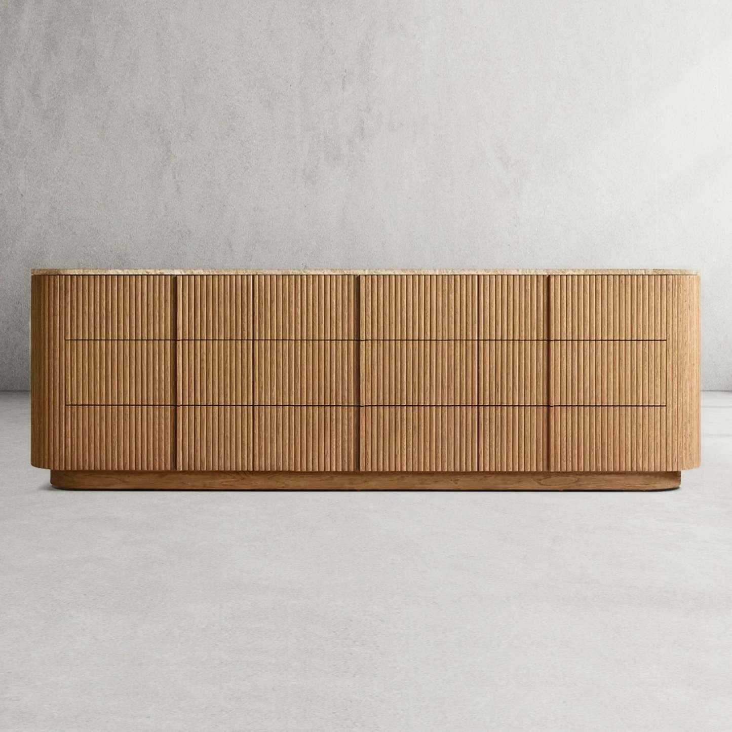 Mulholland Modern Stone 9-Drawer Dresser-Fullstarlighting