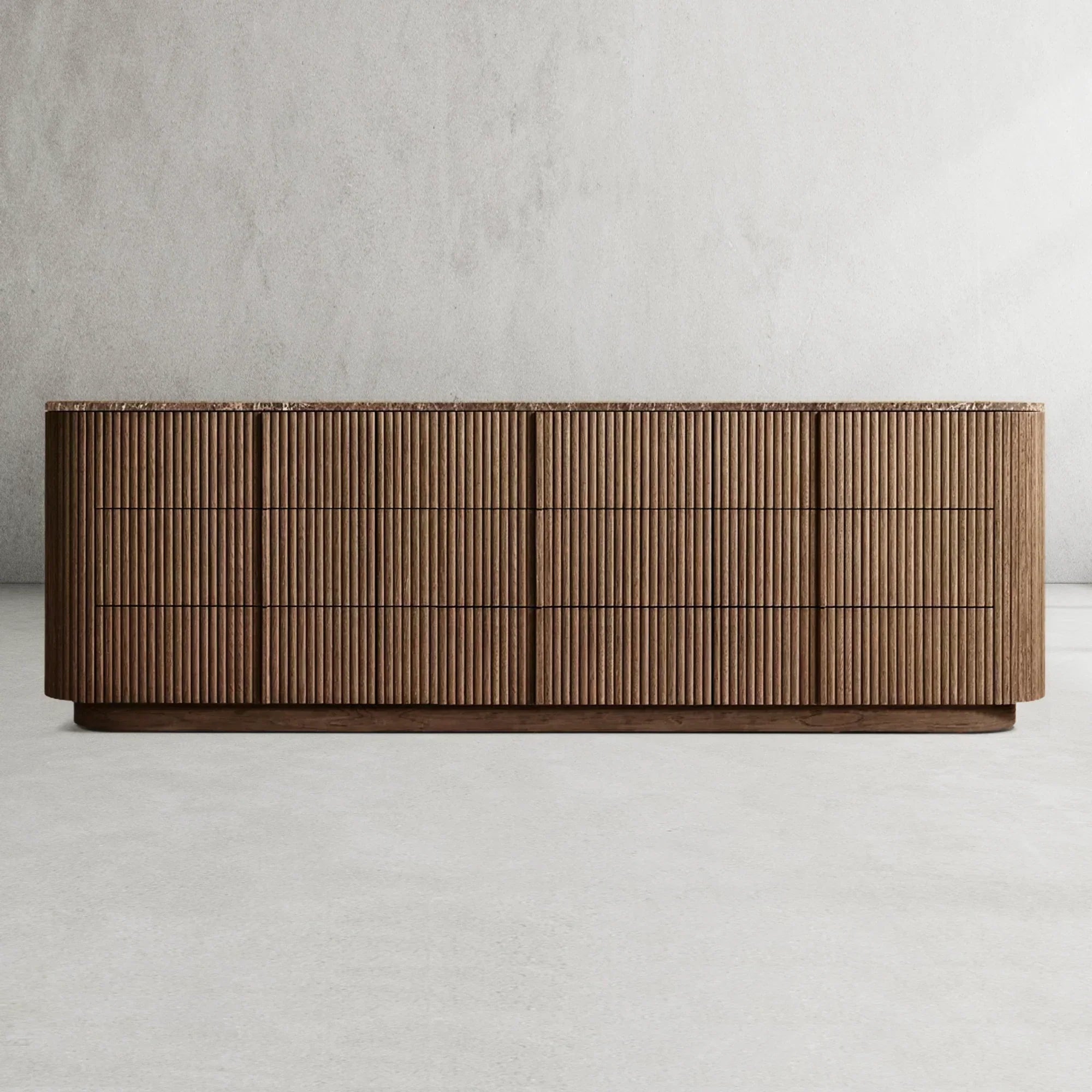 Mulholland Modern Stone 9-Drawer Dresser-Fullstarlighting