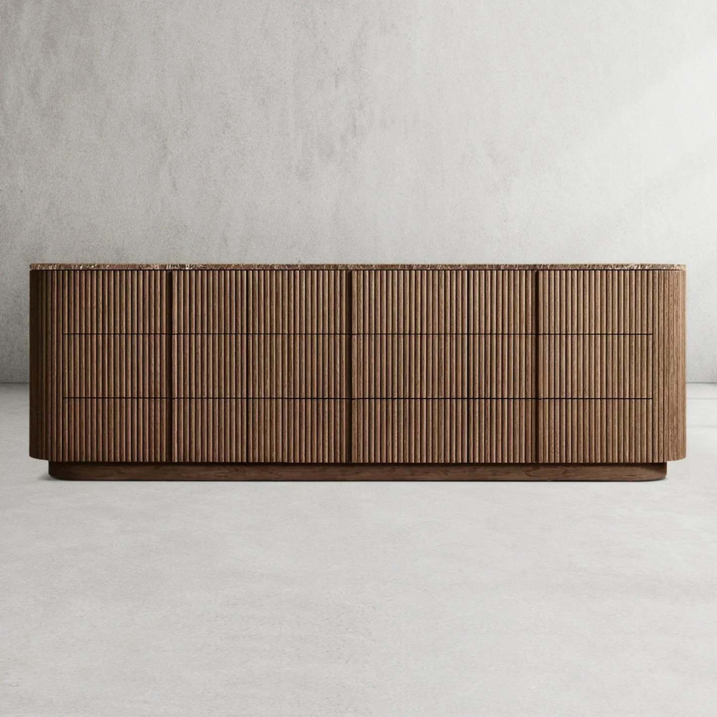 Mulholland Modern Stone 9-Drawer Dresser-Fullstarlighting