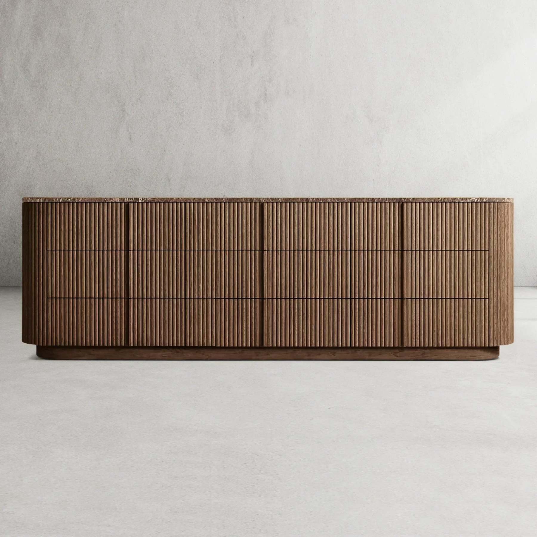 Mulholland Modern Stone 9-Drawer Dresser-Fullstarlighting