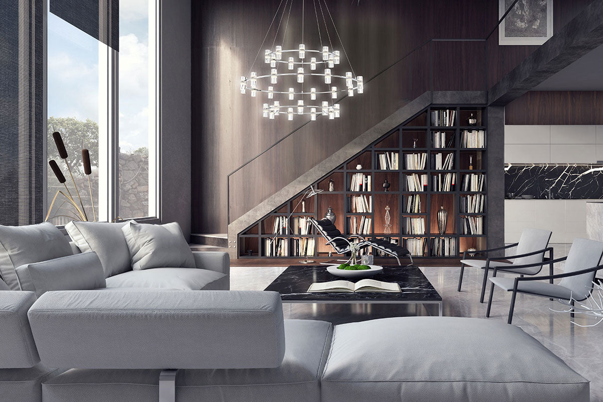 Netto Three Tier Chandelier-Fullstarlighting