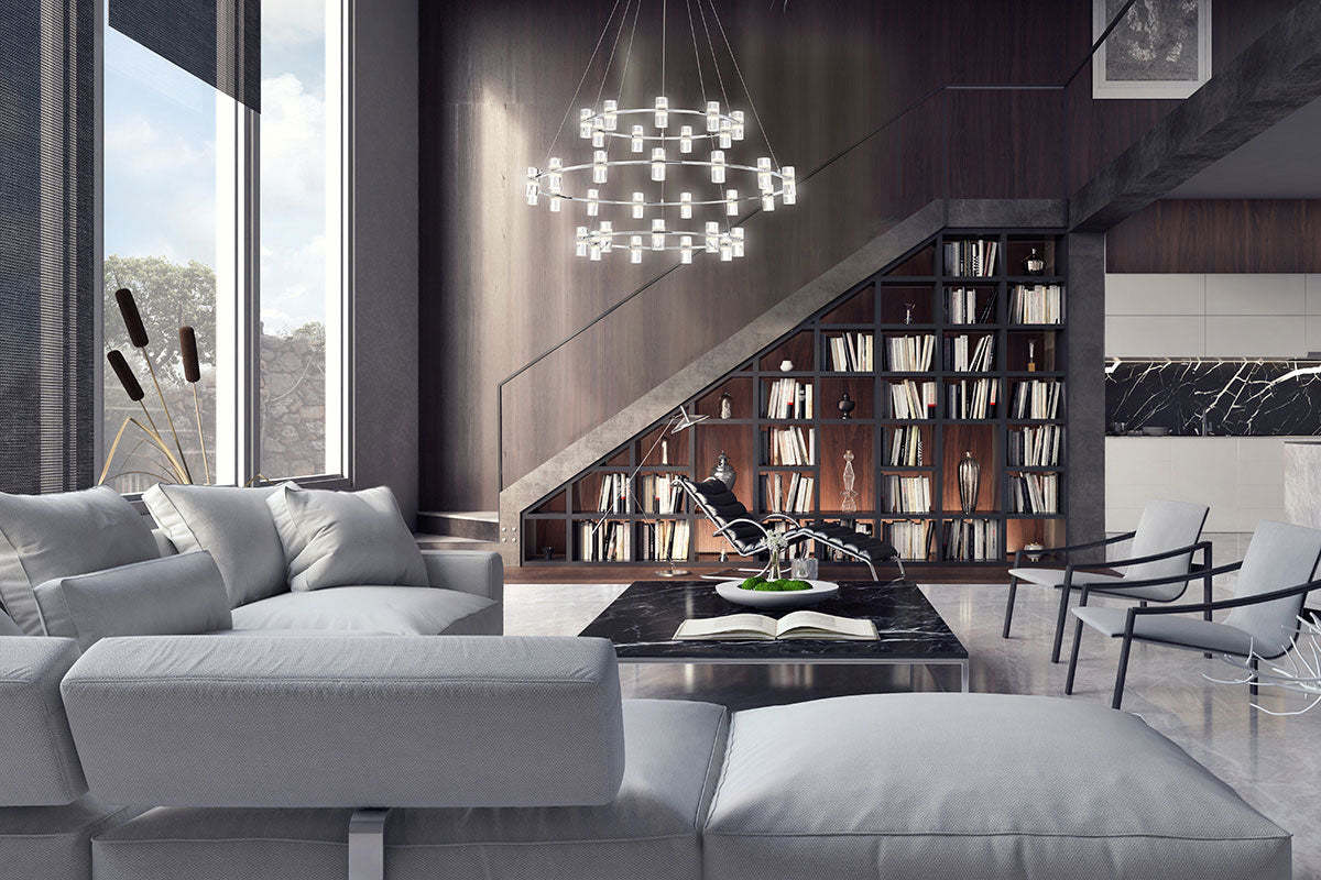 Netto Three Tier Chandelier-Fullstarlighting