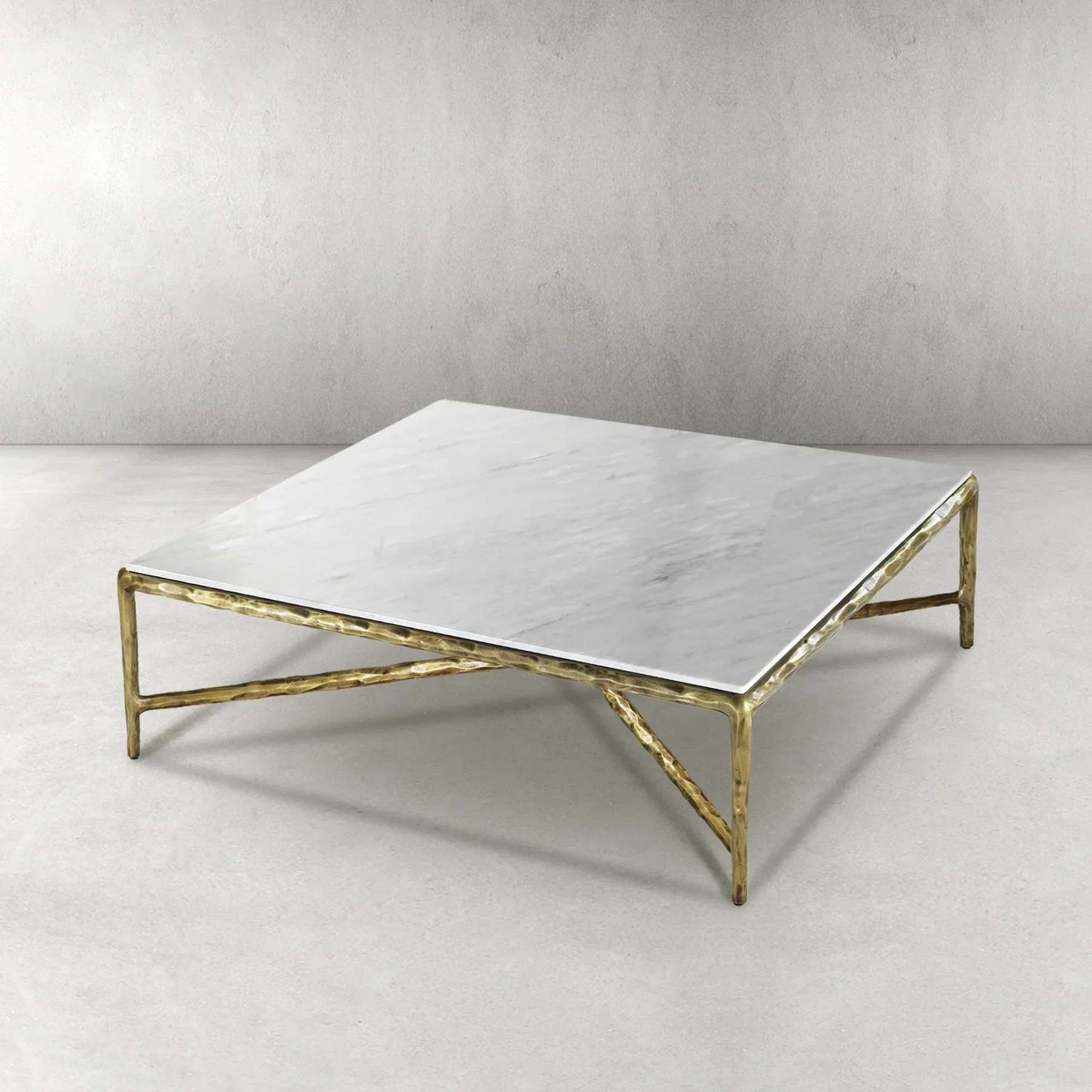 Thaddeus Marble Square Coffee Table 36" 48" 60"-Fullstarlighting