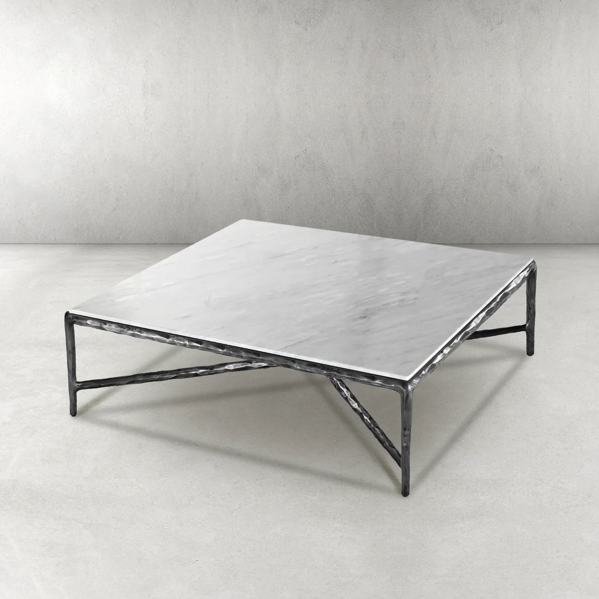 Thaddeus Marble Square Coffee Table 36" 48" 60"-Fullstarlighting