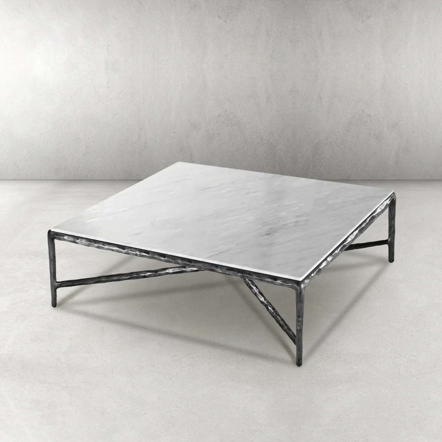 Thaddeus Marble Square Coffee Table 36" 48" 60"-Fullstarlighting