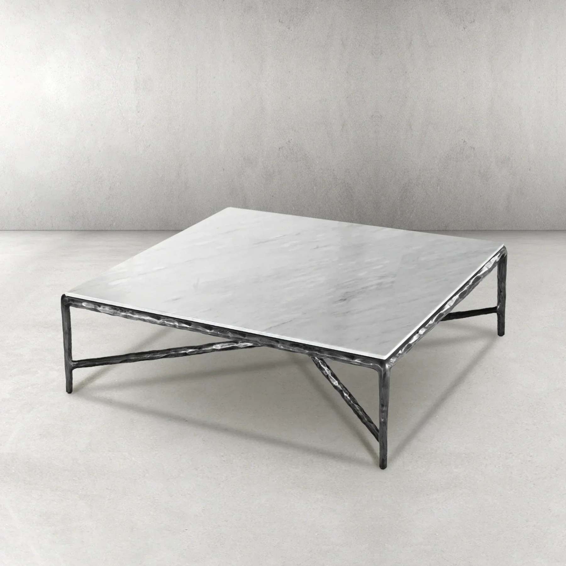 Thaddeus Marble Square Coffee Table 36" 48" 60"-Fullstarlighting