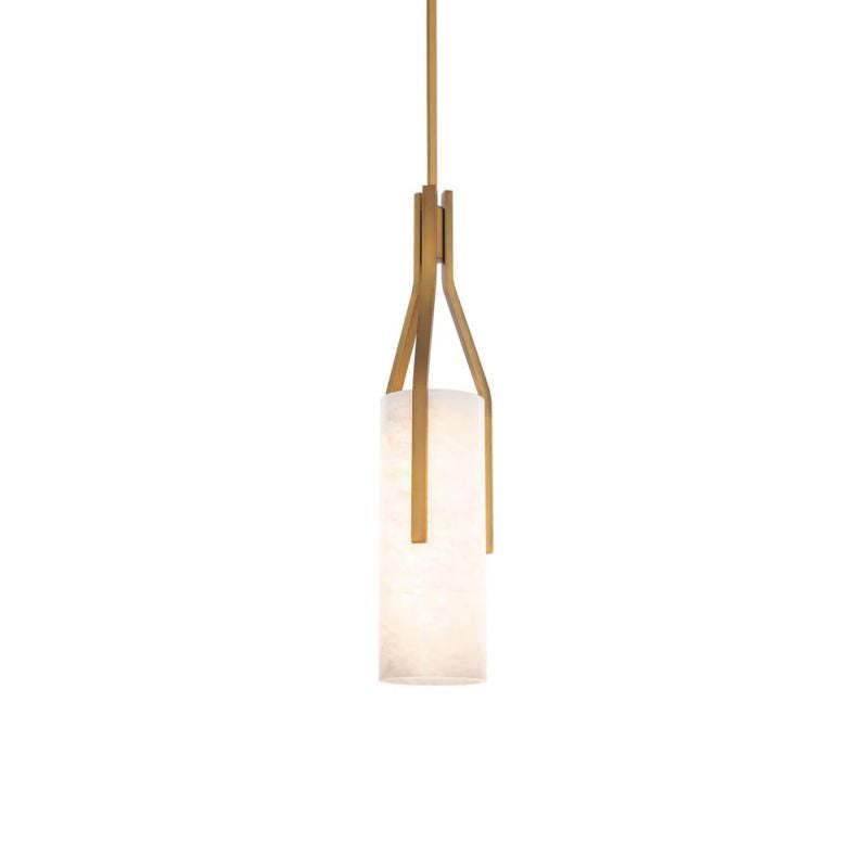 Alabaster Firenze 22in LED Pendant-Fullstarlighting