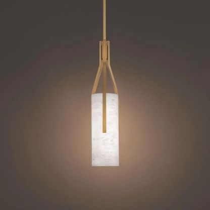 Alabaster Firenze 22in LED Pendant-Fullstarlighting