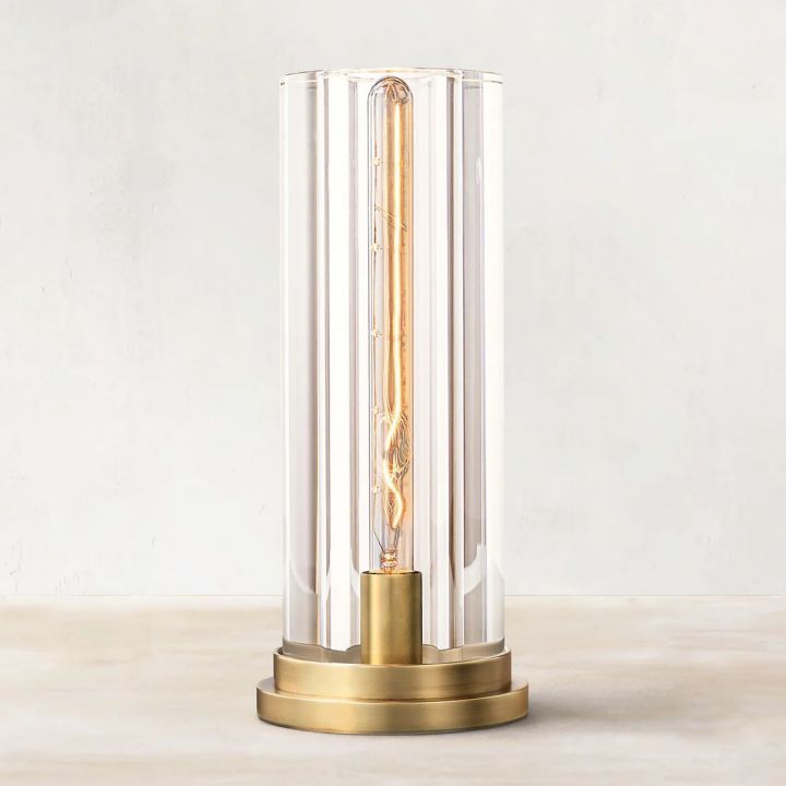 Sava Cylindrical Table Lamp,Restoration Hardware Savile,Table Lights
