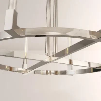 Cannele Glass Round Chandelier 36''