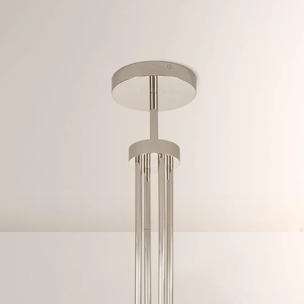 Cannele Glass Round Chandelier 36''