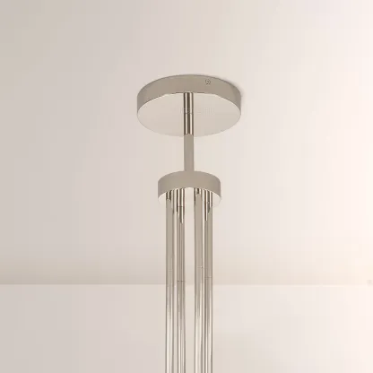 Cannele Glass Round Chandelier 36''