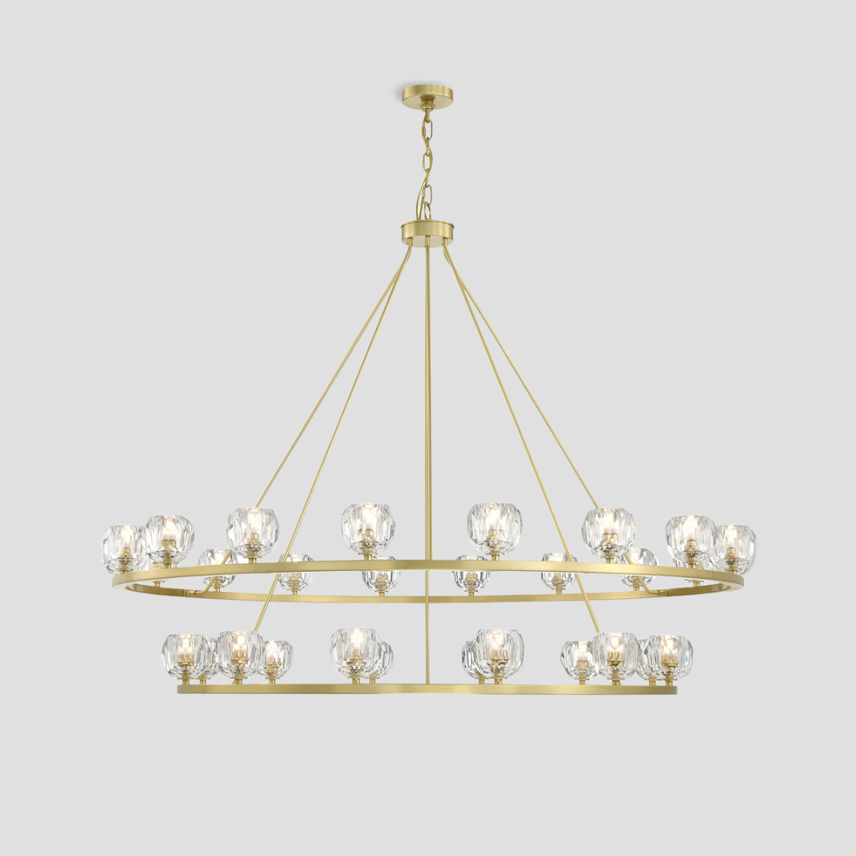 Kelly Round Chandelier-Fullstarlighting